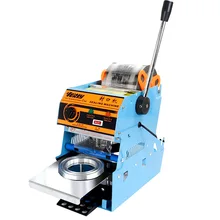 Машина для запечатывания пластиковых чашек, машина для запечатывания чая, молока, пузырьков, упаковочная машина для стандартных чашек с функцией подсчета WY-806