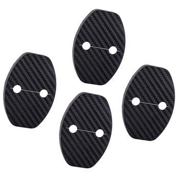 

CITALL 4pcs/set Car Door Lock Protector Buckle Cap Cover Fit For VW Golf 7 R GTI GTE GTD MK7 2013 2014 2015 2016 2017