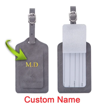 Name Luggage Tag Travel Accessories Women Men Portable Label