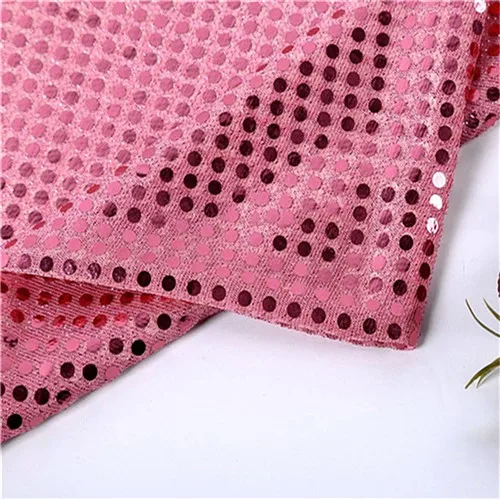 Блестящие 6 мм с блестками из ткани в клетку; этап Шторы свадебный фон представление танцевальный костюм домашние Принадлежности для рождественского декора - Цвет: pink