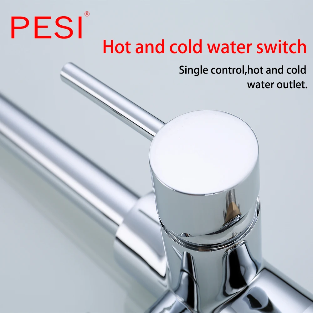 Drinking Water Purification Tap Brass&Chrome Kitchen sink Faucet mixer Design 360 Degree Rotation filtered Kitchen Faucet.
