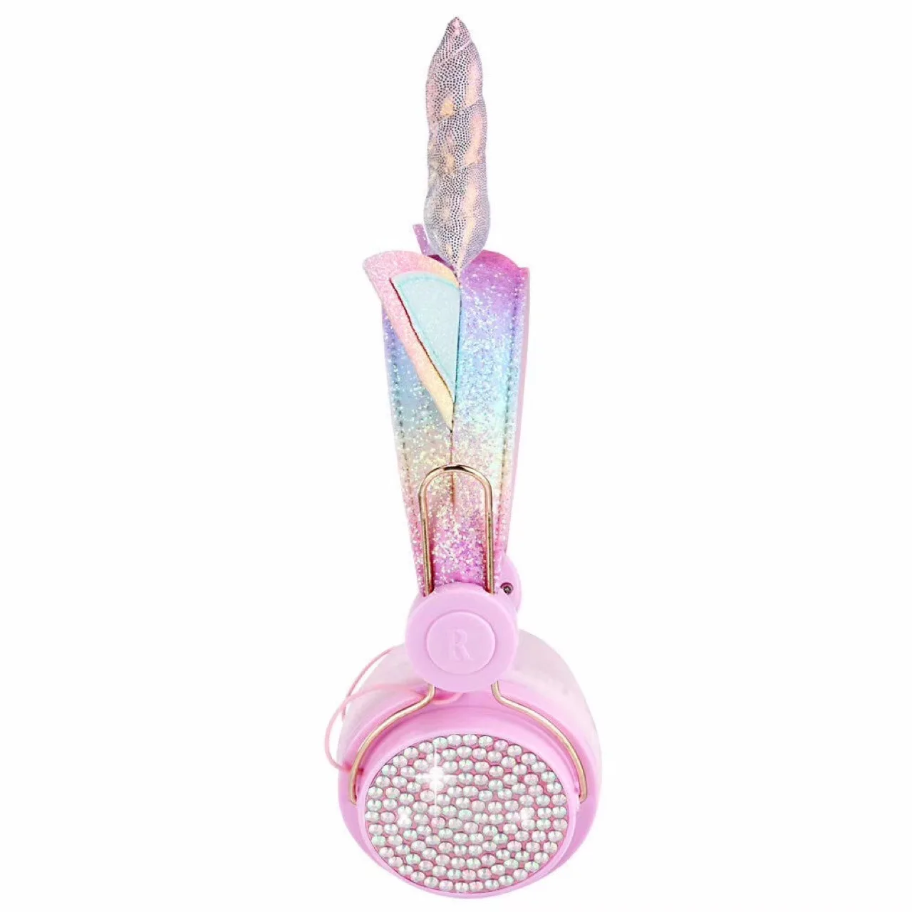Cute Unicorn Wired Headphone With Microphone Girls Daugther Music Stereo Earphone Computer Mobile Phone Gamer Headset Kids Gift