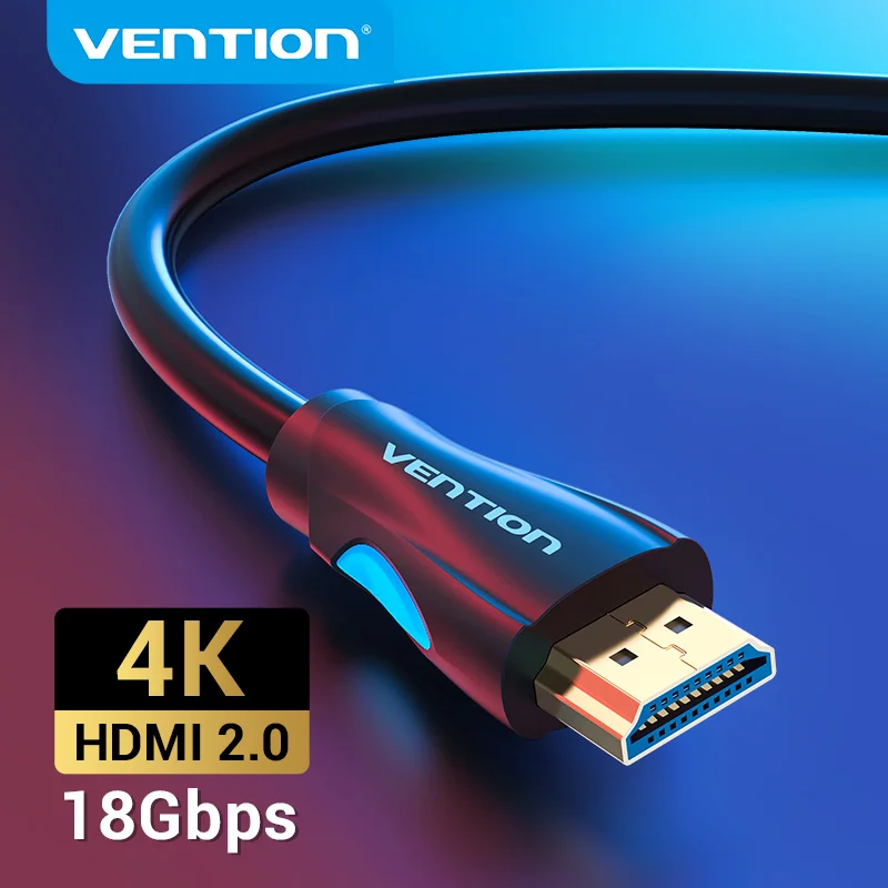 Vention Cavo Hdmi 4K @ 60Hz Hdmi 2.0 Cabo Per Xiaomi Mi Box Ps4 Hdmi Splitter Switch Apple Tv Cavo Audio Video Cavo Hdmi 2.0