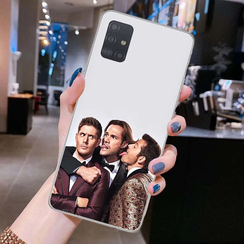 Supernatural Skull Dancing Soft Phone Case For Samsung A71 A41 A31 A10 A42 A21S A72 A52 A51 A11 A50 A70 A20e A32 A40 A12 Cover