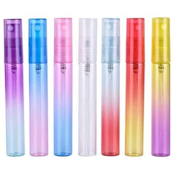 

150Pcs/lot 8ml Sprayer Bottle Gradient Empty Glass Cosmetic Container Perfume Essential Oil Fine Mist Atomizer Makeup Tool