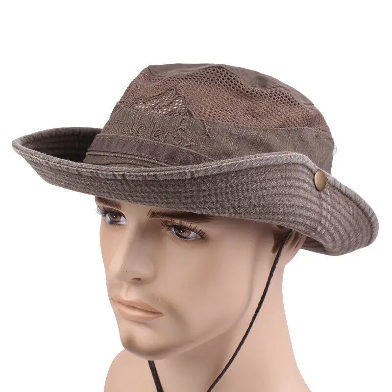 Bucket Hat Boonie Basic Hunting Fishing Outdoor Summer Cap Unisex Hiking Caps Sun Anti-ultraviolet hat 5 Style | Аксессуары для