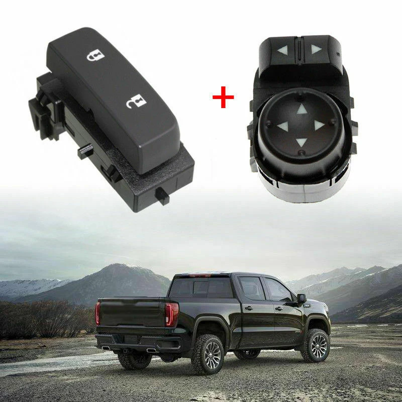 22883768 15804093 переключатель дверного замка + управления зеркалом для GMC Sierra Chevy Silverado