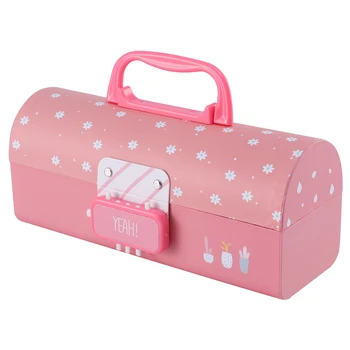 

Creative Pencil Box Multifunctional with Code Lock Large Capacity Password Pencil Case for Boys Girls School Stationery Portable