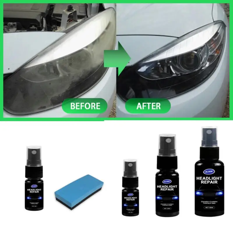 10ml Car Headlight Repair Coating Solution Repair Kit Oxidation Rearview Coating Headlight Polishing Anti-scratch Liquid Agent