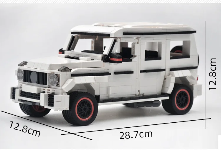 1:16 моделирование HSANHE G63 внедорожник строительный блок статическая модель для детей Подарки