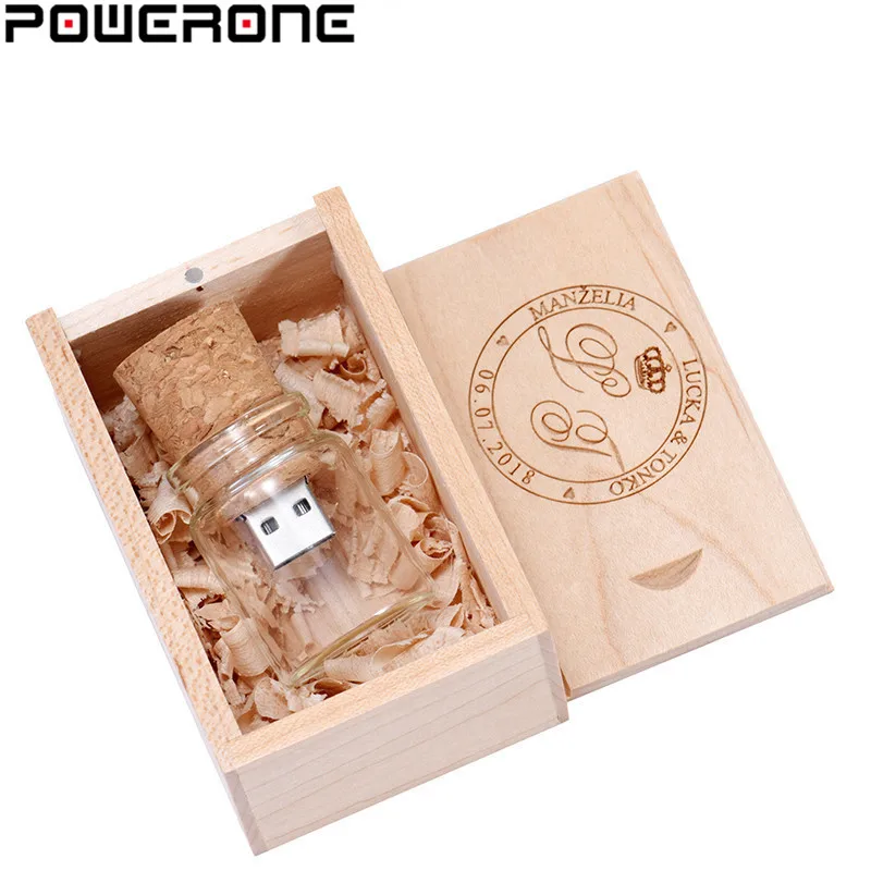 Usb флеш накопитель POWERONE в деревянном корпусе 4/16/32/64 ГБ|USB флэш-накопители| |