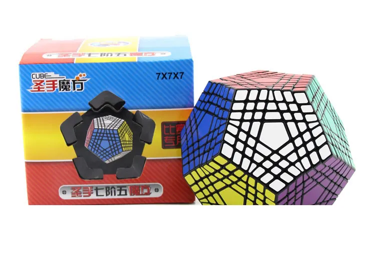 Высокое качество ShengShou Megaminxeds 7x7x7 волшебный куб 7x7 Teraminxeds скоростная головоломка Рождественский подарок идеи детские игрушки