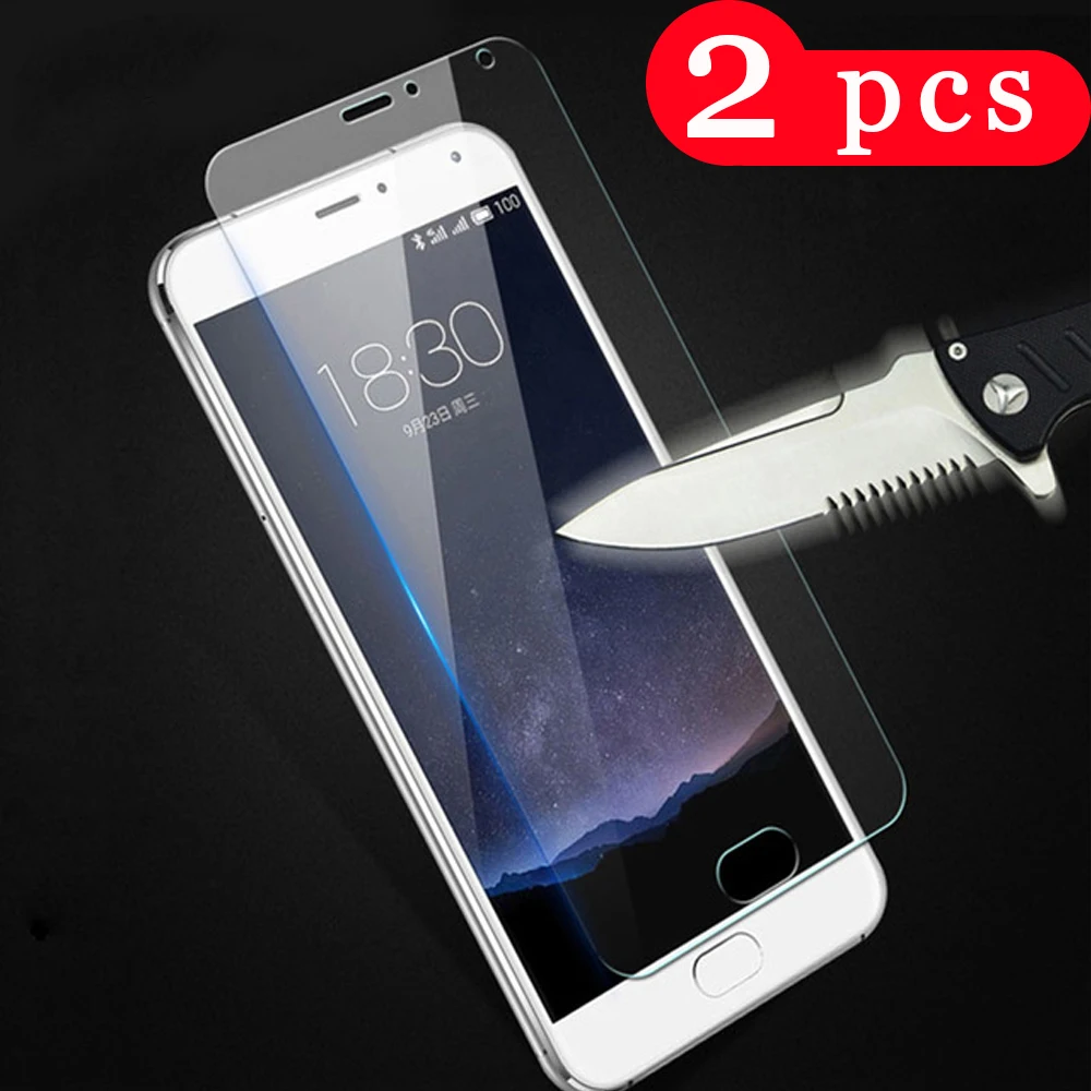 2 шт. для meizu pro 7 plus полное покрытие Защитная стеклянная пленка смартфона 6 защита