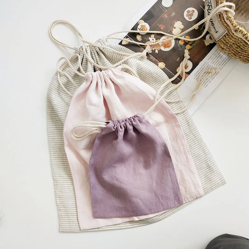 

Linen and Hemp Storage Bag