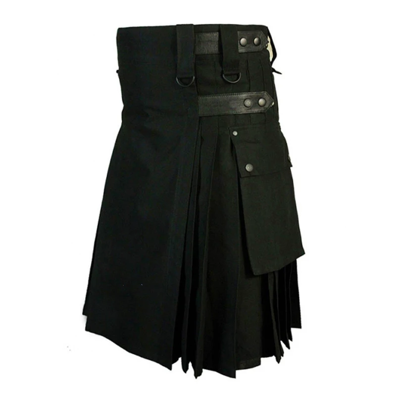 Мужские шорты винтажные юбки Kilt шотландская готическая юбка Кендо с карманами