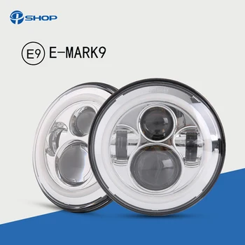 

7 Inch Round Led Headlight Halo Angle Eyes led headlamp DRL Turn Signal for Jeep Wrangler Unlimited JK LJ TJ