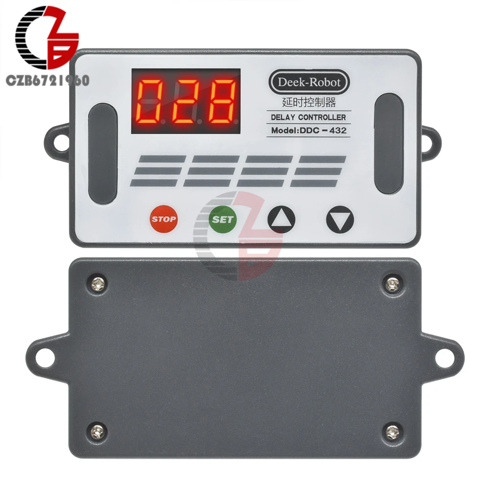 15A 400W цифровой двойной МОП-реле задержки времени DC 5 V-30 V задержка Управление; Таймер задержки переключения реле времени триггер обратной защиты