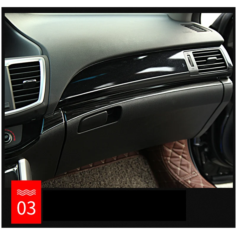 Lsrtw2017 Отделка приборной панели автомобиля для Honda Accord 2012 2013 2014 2015 2016 2017 9