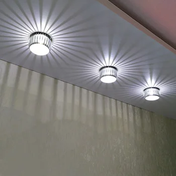 

Modern Style LED Wall Ceiling Light Sconce Warm White Lighting Fixture Decor Lamp 3W JDH99