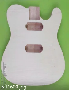 HH Diy Telecaster стиль электрогитара корпус из красного дерева незавершенный кленовый топ - Цвет: HH