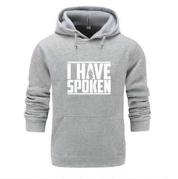 

New Brand The Mandalorian Hoodies Men High Quality Casual Men Star Wars Sweatshirt Hoodies I Have Spoken Print Hoodie Tracksuits