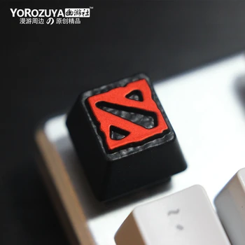 

1pc zinc-plated aluminum alloy ZNAL903 key cap for DOTA 2 Mechanical keyboard Stereoscopic relief keycap R4 Height