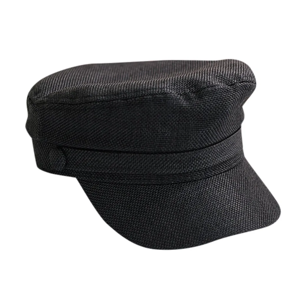 SAGACE Beret wild navy, льняная дышащая восьмиугольная кепка, британский стиль, дикая женская зимняя шапка, берет, кепка для художника