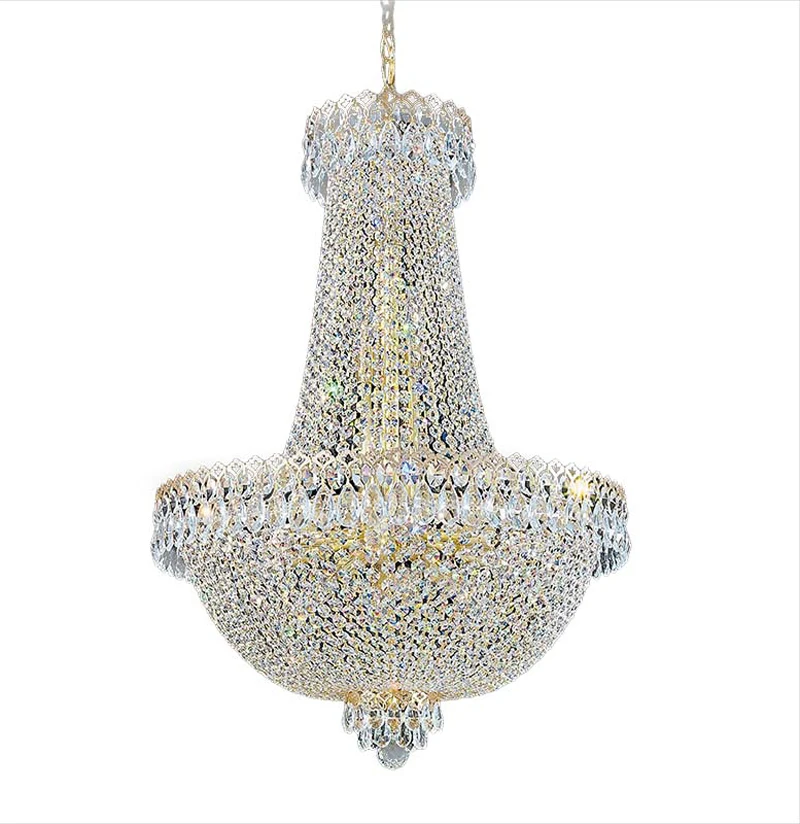 Phube Lighting French Empire Gold Crystal Chandelier Chrome Chandelier Lighting Modern Chandeliers Light