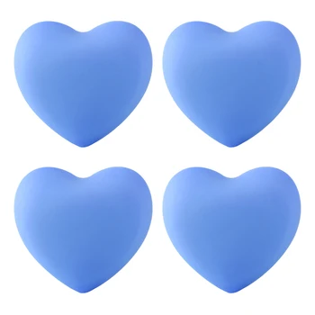 

4pcs Soft Rubber Cartoon Heart Shape Cabinet Drawer Knobs Furniture Pull Handles Creative Doorknob For Cabinet Drawer Wardrobe