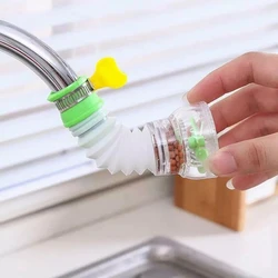 Kitchen Faucet Tap Extender 360 Adjustable Flexible Splash-Proof Water Filter Outlet Head Water Saving Sprayer Filter Diffuser