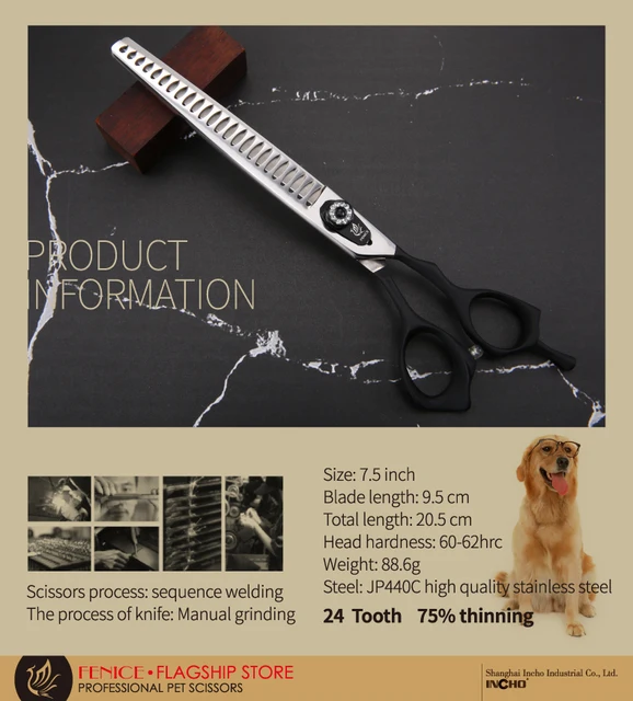 4 Stelle E Più - Forbici Per Toelettatura Per Cani - Foto 9