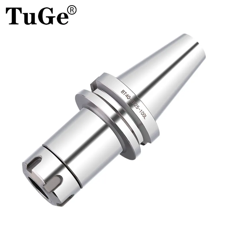 

TuGe 1pcs BT40 ER11/ER16/ER20/ER25/ER32 70L/100L CNC tools spring collect chuck Toolholder milling cutter connection tool holder