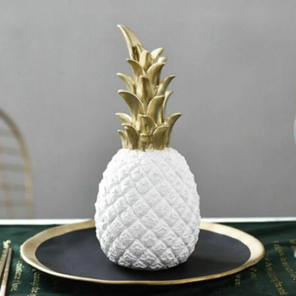 Керамические фигурки ананаса, миниатюрные изысканные украшения для дома, гостиной, крыльца