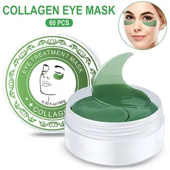 

60PCS Moisturizing Collagen Eye Patch Mask Against Wrinkles Dark Circles Care Eyes Bags Pads Ageless Hydrogel Sleeping Patches
