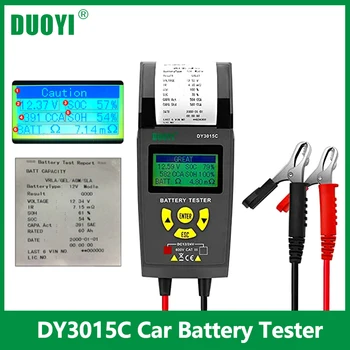 

DUOYI DY3015C 12V/24V Car Battery Tester Automotive Battery Analyzer Cranking Charging Tester Auto Vehicle Repair Test Tool