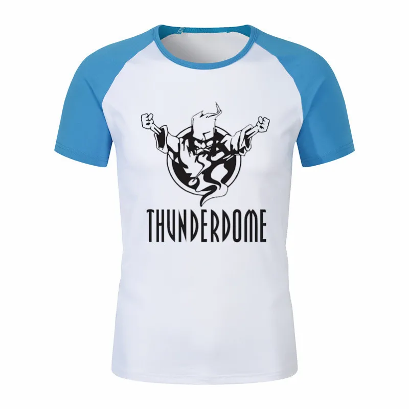 Новые крутые дизайнерские рубашки Thunderdome Hardcore Wizard для взрослых повседневные топы с короткими рукавами футболка мужская футболка простой стиль футболка - Цвет: P1753F-skyblue