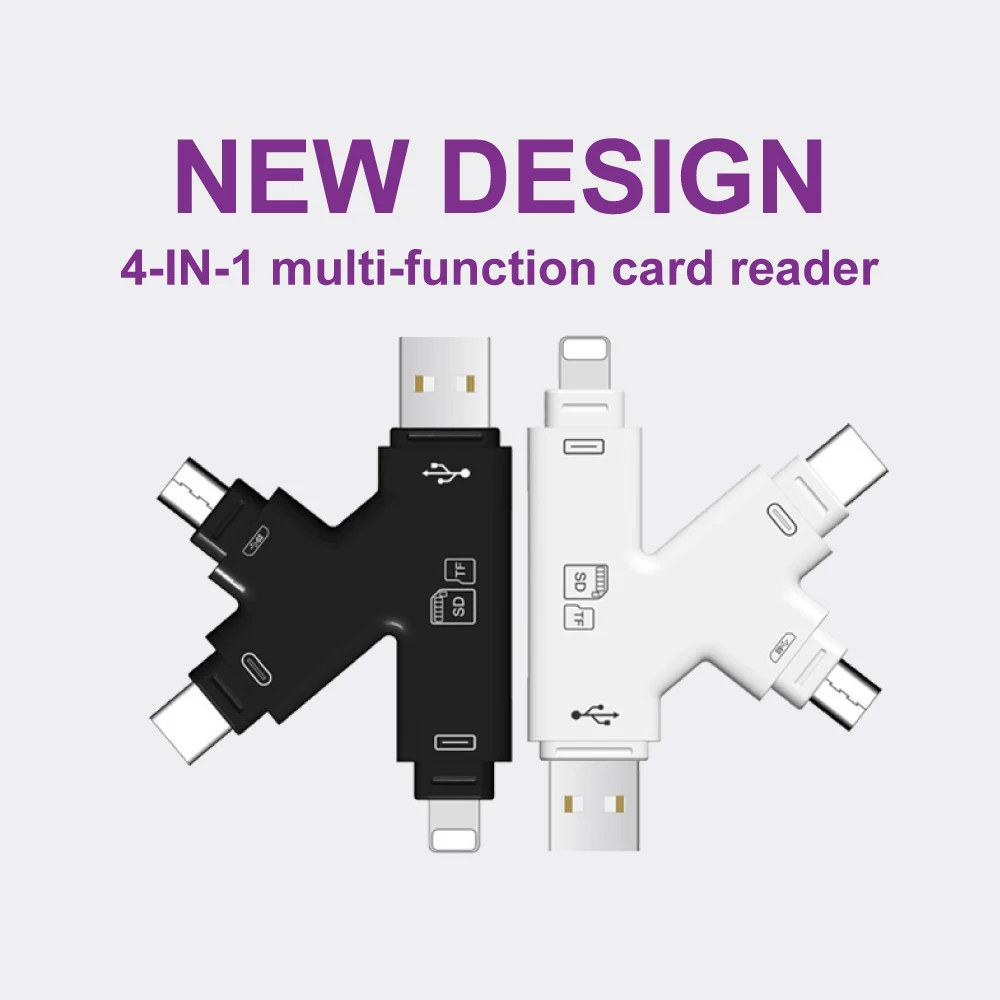 Кардридер Lightning Micro SD/TF OTG для iPhone 6/7/8 11 XR Plus iPod iPad | Компьютеры и офис