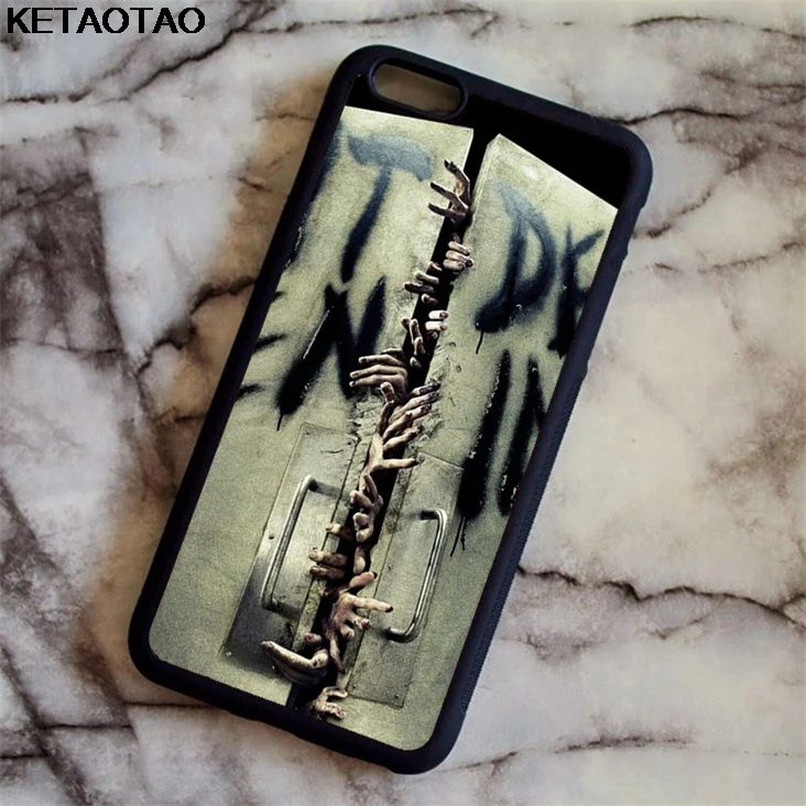 Чехол KETAOTAO The Walking Dead Zombie Rick Daryl для samsung galaxy S4 S5 S6 S7 S8 S9 S10 edge Note из мягкого ТПУ резины и силикона - Цвет: Слоновая кость