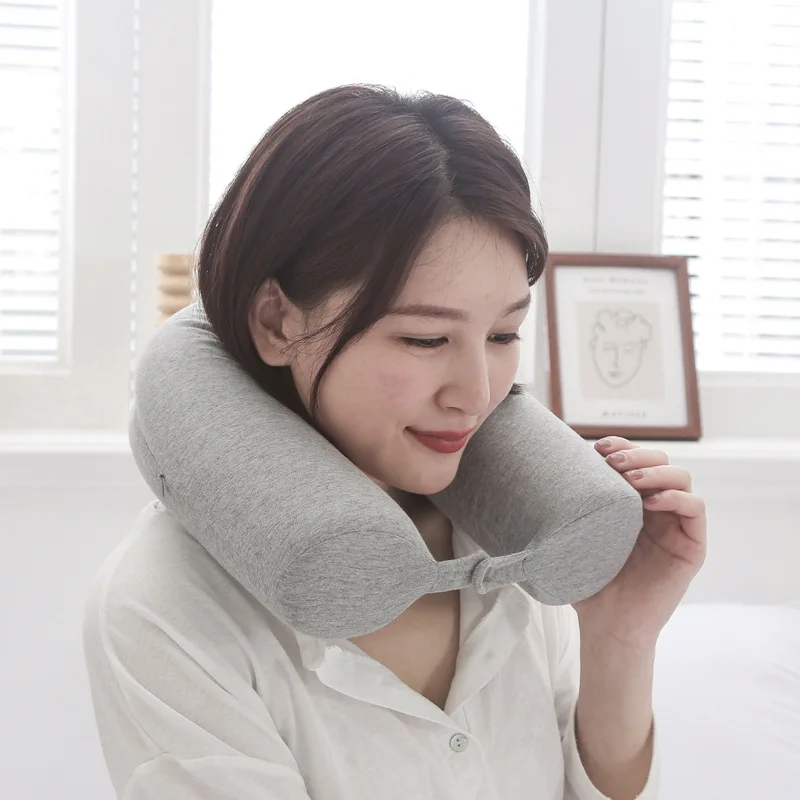 

Cylinder twist pillow memory cotton can be bent at will travel lunch break neck pillow slow rebound u pillow Neck pillow