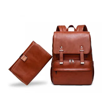 

Mummy bag 2020 new high-end fashion single shoulder portable mom baby backpack mother and baby go out milk dad backpack