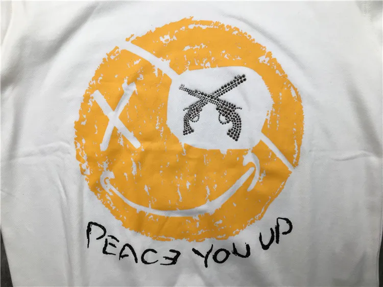 Новые роскошные высокие мужские толстовки с капюшоном Peace You Up Diamond revolver толстовки с капюшоном бархатные хлопковые пуловеры