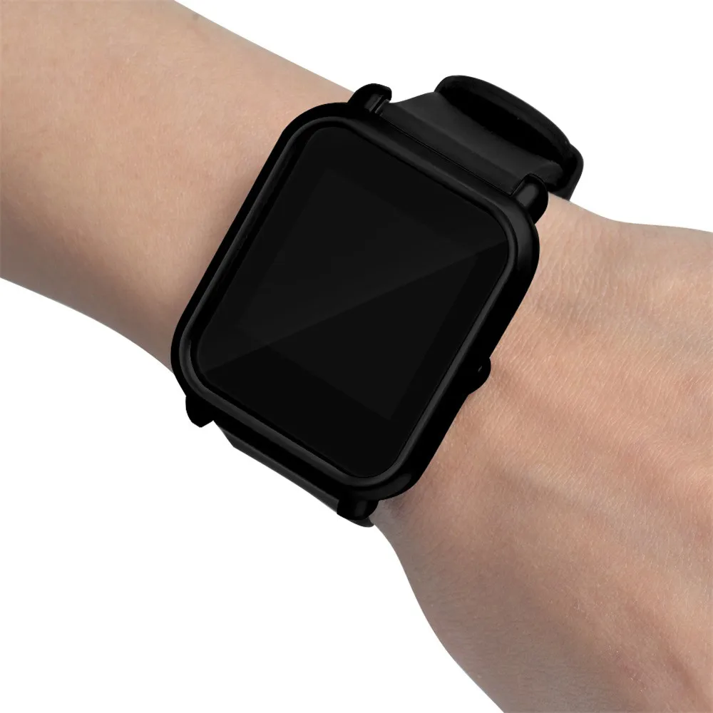 PC защитный чехол для Amazfit Bip чехол Модный чехол для Xiaomi Huami Youth Watch пластиковый корпус бампер аксессуары для часов