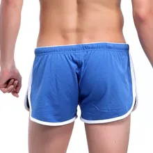 Мужская хлопковая домашняя пижама шорты с низкой талией 1010DK