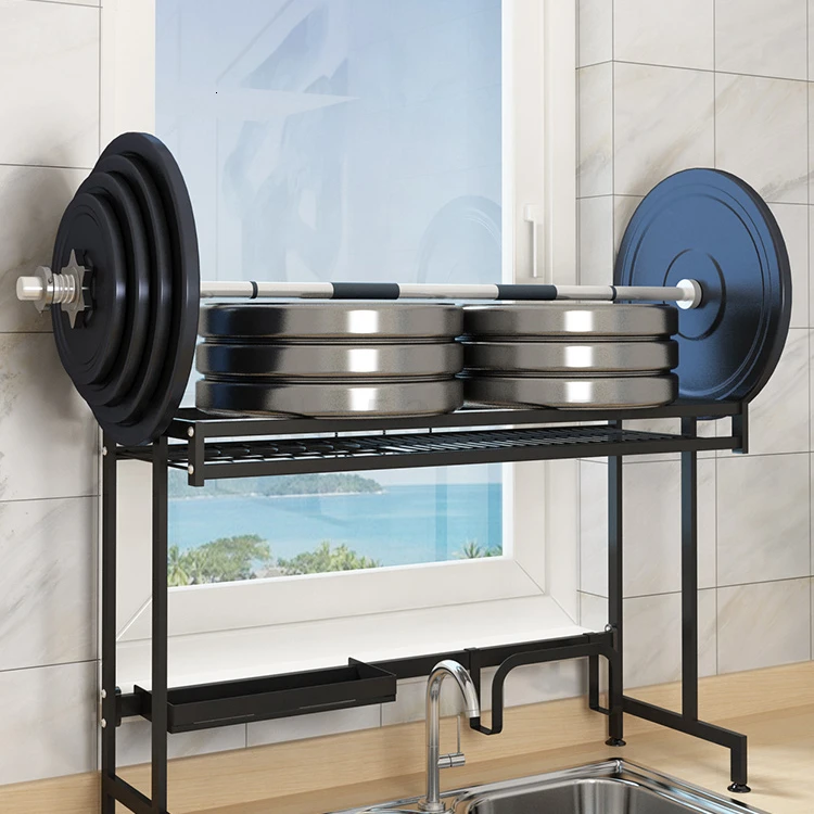 

Kitchen Above The Black Stainless Steel Drain Sink Dish Storage Rack dish drying rack dish drying rack freeshipping cheap