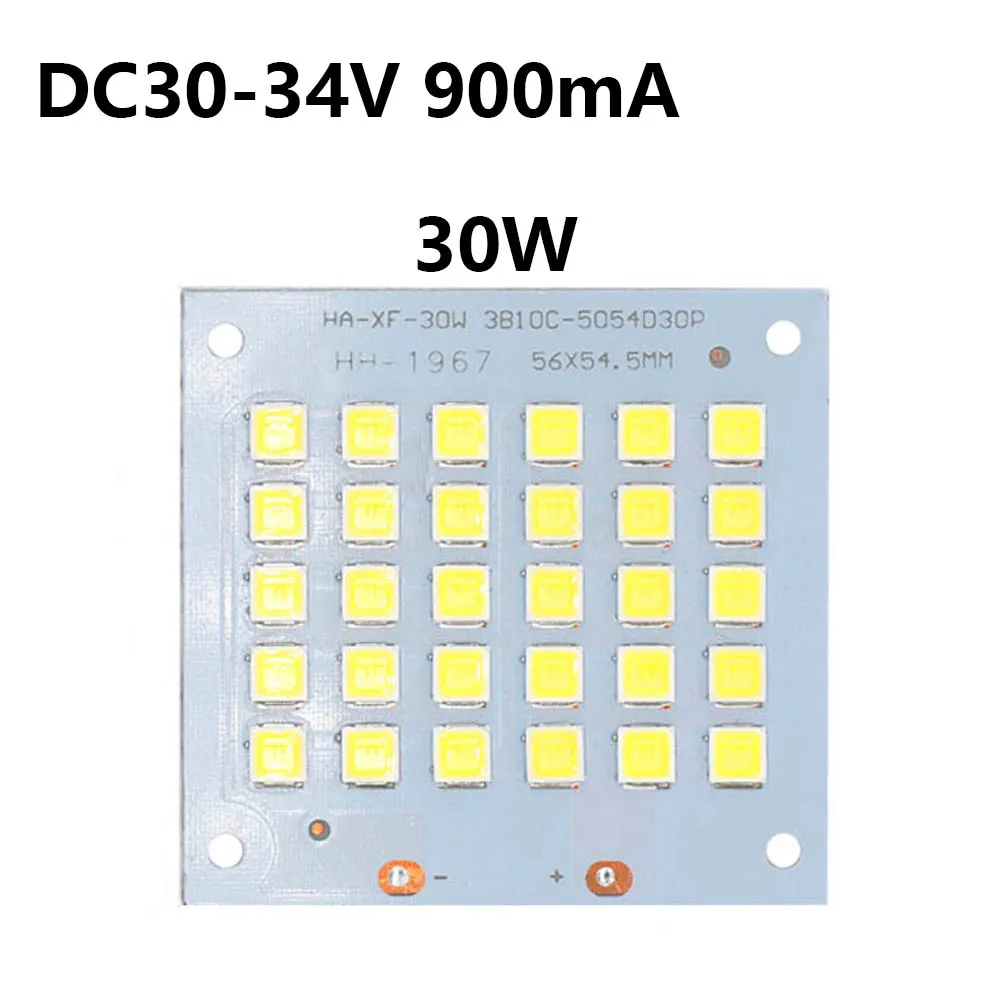 SMD5054 светодиодный чип лампа бусины 10 Вт 20 30 50 Высокая мощность 130 лм/Вт умный IC 32 36 в