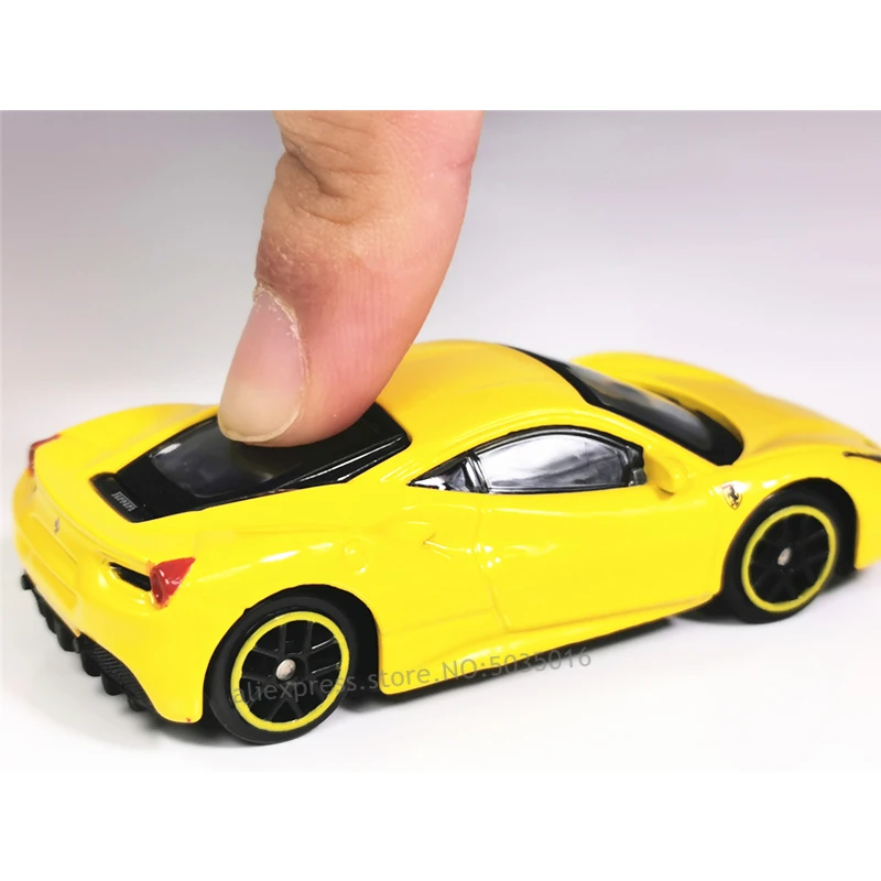 Bburago 1: 64 Ferrari 488GTB модельная форма автомобиля-легкоплавкий Металл Модель Детская игрушка бойфренд подарок имитация сплава коллекция автомобилей