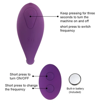 Clitoral Stimulation Wearable Panty Vibrator Portable Vagina Clit Anal Stimulator Massager Sex Vibrating Toy for Women & Couples 2