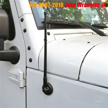 

Car FM Antenna Auto Radio Antennas Signal Amplifier For Jeep Wrangler JK 2007-2016 Rubber Aerials Mast