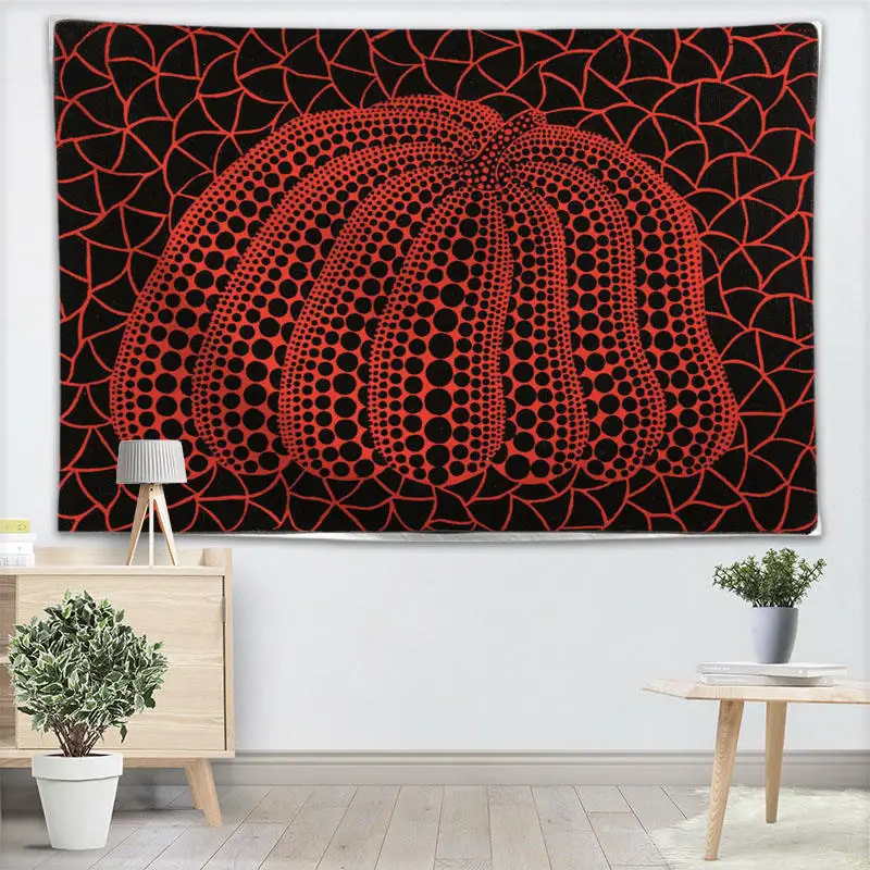 Новинка Yayoi Kusama японская художественная фоновая ткань подзор гобелен настенный светильник для спальни комнаты одеяло Йога пляжное полотенце скатерть - Цвет: 1