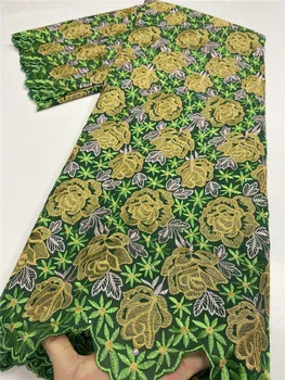 

XIYA African Cotton Lace Fabric 2020 High Quality Lace Nigerian Lace Fabrics Wedding Swiss Voile Lace In Switzerland QF3579B-1
